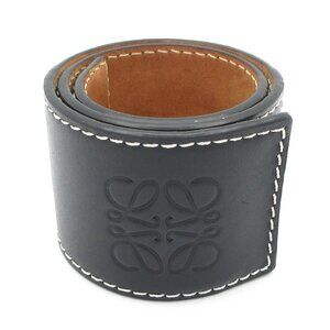 LOEWE slap bracelet Black Blue Leather Bracelet